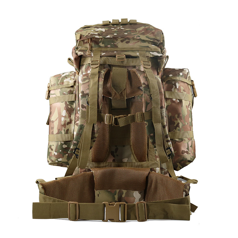 Polyester Lining 80L 900D Oxford Fabric Travelling Bag with PP Webbing and POM Buckle