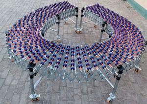 Quality Non-powered or Powered Flexible Skate Wheel Conveyor For Conveying wholesale