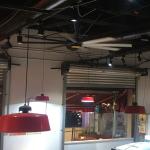 8FT Brushless Sliver Grey Industrial Ventilation Fan For Restaurant Warehouse