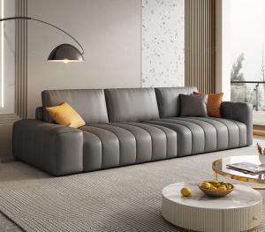 Quality Wood Veneer Commercial Villa Furniture Living Sofa And Tea Table wholesale