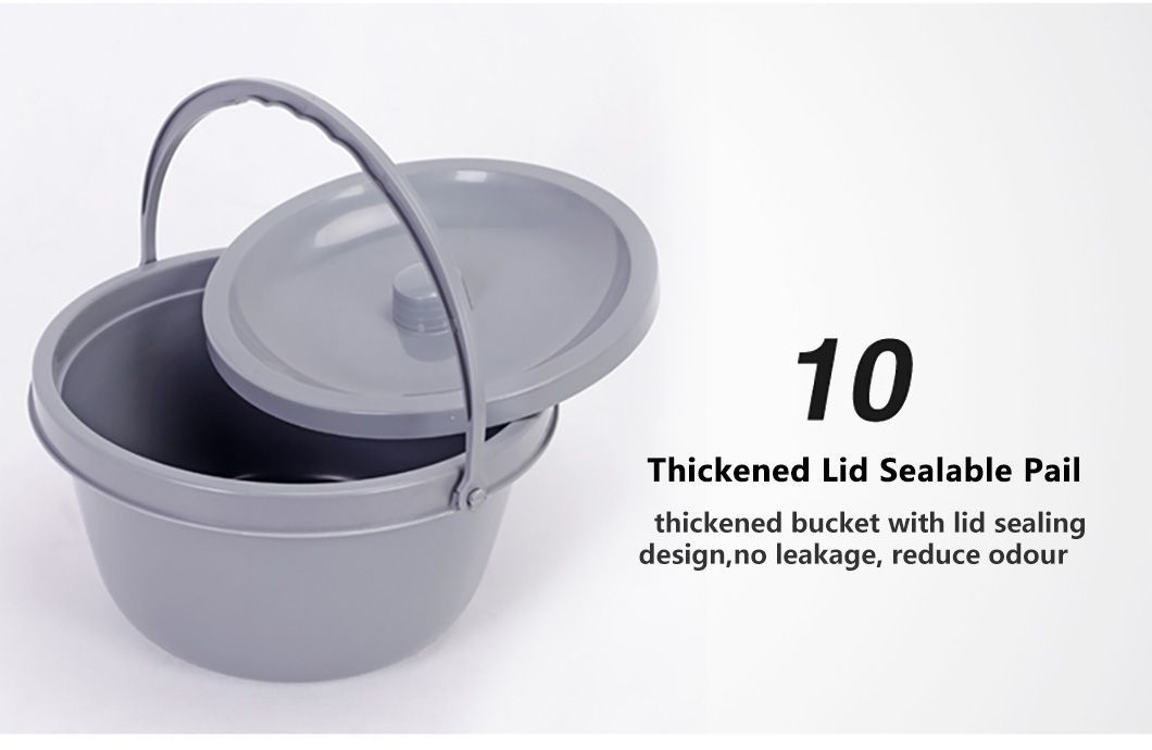 Height Adjustable Hospital Bathroom Folding Steel Toilet Chair Shower Seat