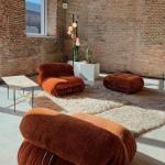 Modern Nordic Luxury Velvet Fabric Living Accent Sofa Chair Cashmere Fabric