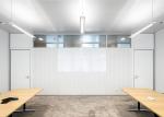 Modern And Sleek Office Single Glass Partition Wall Acoustic Room Grid