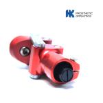 Red Color Max Load 99lbs Children Four Bar Knee Joint With Tube Clamp