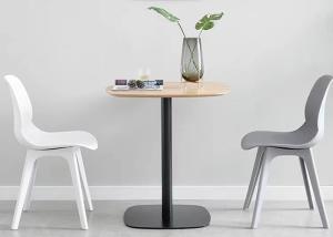 Quality Flat Round Metal Coffee Table 65cm High Top Cocktail Tables wholesale