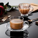 High Quality 5OZ Clear Transparent 150ml Coffee Mug Tea Glass