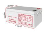 IEC 61215 12V 250AH Gel Solar Battery AGM Gel Battery
