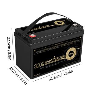 Quality 12 Volt 12V 170Ah Lifepo4 Lithium Battery Rechargeable Deep Cycle 4S1P wholesale