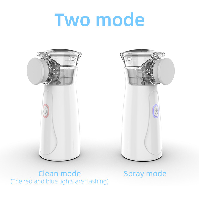 Electric Handheld Portable Nebulizer Machine Quiet Working White Portable Atomizer