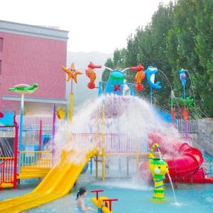 Quality Weather Resistance Water Splash Park Equipment For Swimming Pool Sturdy Structure wholesale