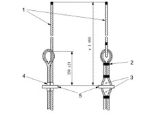 Aluminum Step Embarkation Rope Ladder ISO 5489-2008