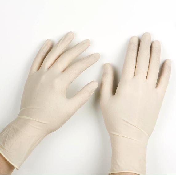 Size 6.5 Surgical Gloves Disposable , Sterile Latex Disposable Surgical Rubber