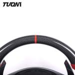 Mercedes W172 W204 C43 AMG Steering Wheel Custom Carbon Fiber Red Alcantara