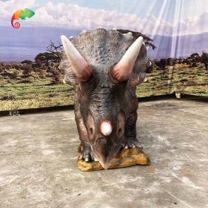 Quality Waterproof Animatronic Triceratops Life Size Animatronic Dinosaur For Amusement Park wholesale