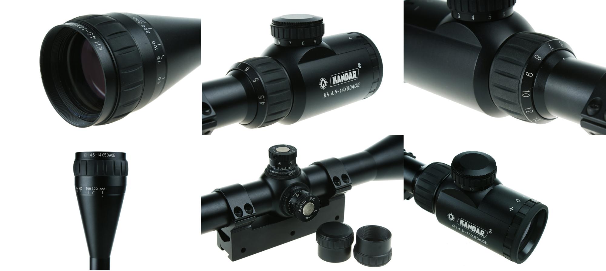 4-12x Magnification Hunting Scope KH AOE 4-12x42 Long Distance Scope with Mount