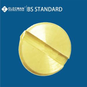 Quality BS4568 Brass Slotted Electrical Conduit Plugs 20mm-32mm wholesale