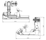 2300mm Wheel Heavy Duty Truck Tire Changing Machine 110v 220v
