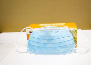 Quality Earloop Disposable Non Woven Face Mask Dust Proof Easy Breathability wholesale