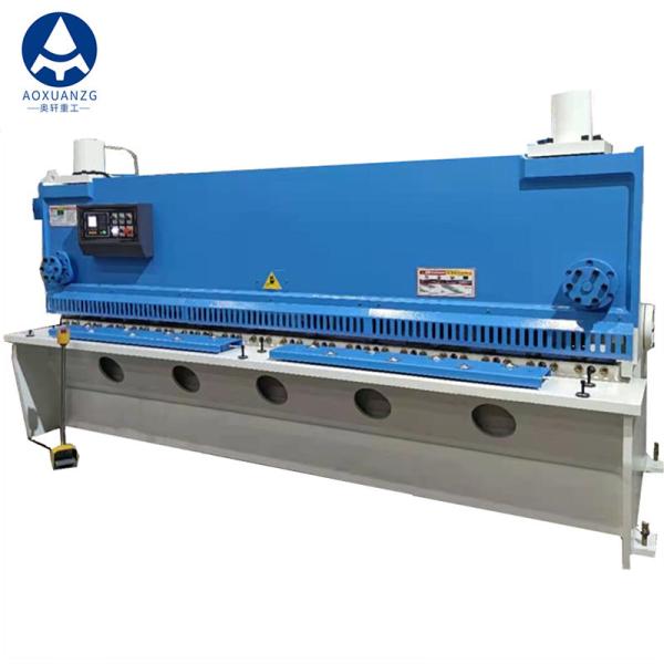 6mm Manual Sheet Metal Shearing Machine Brake White Blue E21S CNC Hydraulic