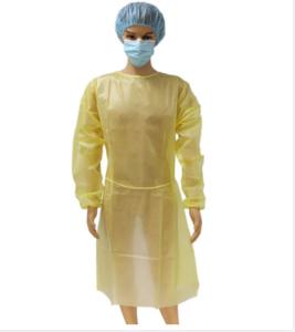 Quality Liquid Resistant Protective Disposable Gowns Surgical Yellow Color wholesale