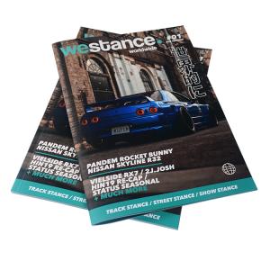 Quality Glossy Varnishing custom Magazine Printing Services 4c 4c inner material wholesale