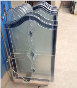 Quality zinc caming beveled decorative glass panels wholesale