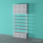 6 layers Convenience Store Rack , Display Shelving For Retail Stores 30-40KG