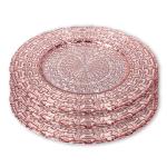 China High Quality Color Decoration Glass Charger Plate for Dinnerware