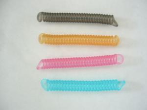 Quality Small Slim Translucent Variety Colors Customized Size Stretch Coil Lanyard Sections wholesale