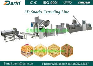Quality Puffed food extruder Machine / frying snack food processing line wholesale