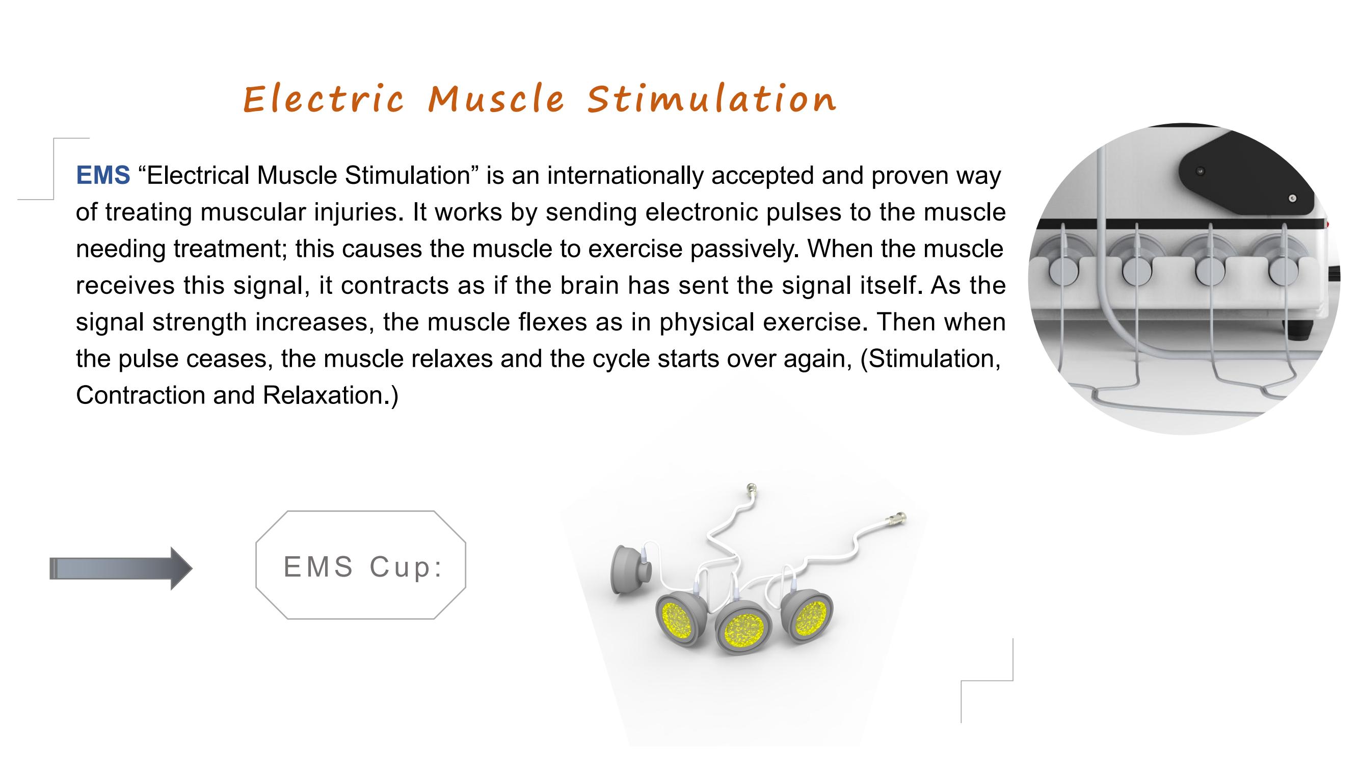3 In 1 Ems Shock Wave Therapy Equipment For Pain Relief Cet Ret Rf Machine