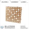 Buy cheap Gold AA1100 3003 H24 Suspended Aluminum Ceiling Panels For Indoor Building from wholesalers