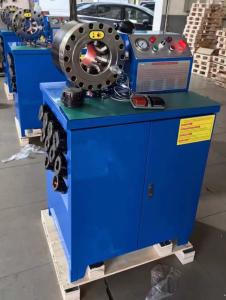 Quality 6-51mm Electric Power 220v/240v/380v/415v Rubber Hose Crimping Machine 600T Crimping Force With Size 860*640*1300 mm wholesale