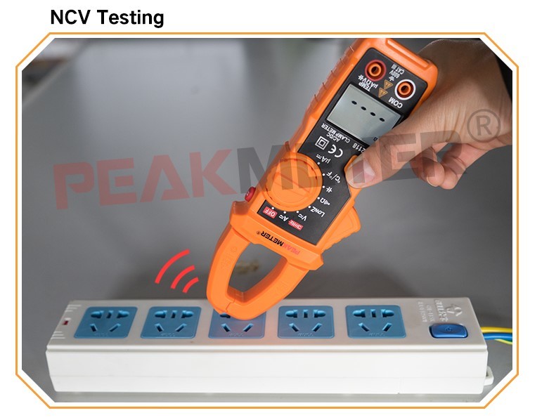 Custom Digital Clamp Meter Multimeter Non Contacted Voltage Detector Function