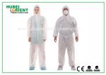 Nonwoven Disposable Protective Suit PP PE Protective Coverall With Hood