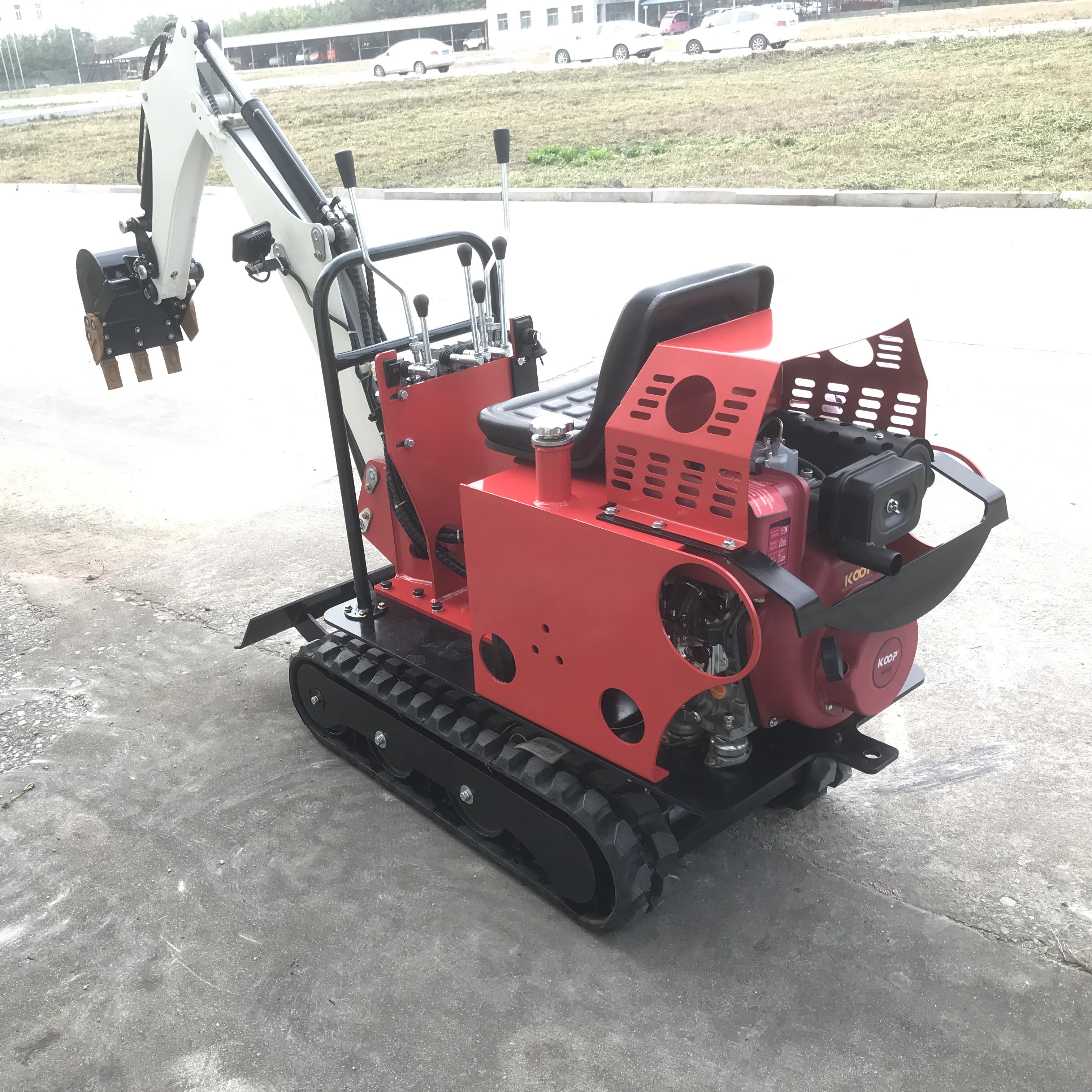 Small Size Big Impact Our Mini Excavator and Auger for All Your Construction Projects