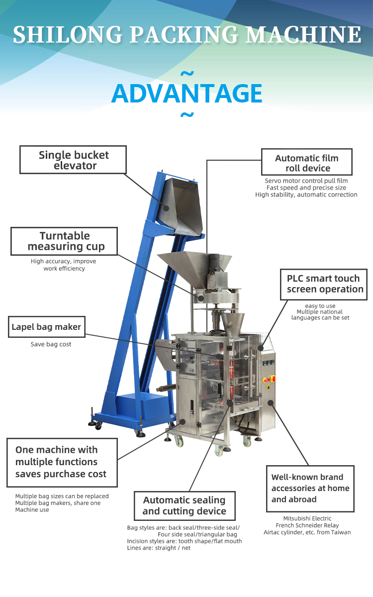 SS304 3KW Coffee Sachet Granule Packing Machine SLIV 320 With Touch Screen