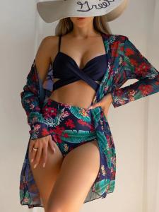 Quality Special Fabric Three Piece Swimwear Bikini Ladies Swimsuit 3 Piece wholesale