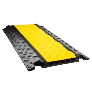 Quality Highly Visible Anti-Slip Outdoor Rubber Cable Protector 5 Channel wholesale
