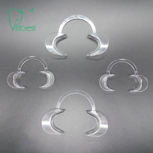 Quality Double Span Dental Cheek Retractor , C Shape Plastic Mouth Opener wholesale