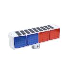 AC265V Integrated Portable Solar Flashing Warning Lights Aluminum Case