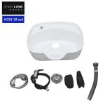 Plastic hair salon chair replacement parts for barber chair shampoo tray