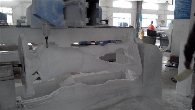Single Head Human Body Model 3D Cylindrical Engraving Machine