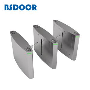 Quality 304 SS Flap Barrier Turnstile Gate For Entrance Exit 30 Persons / Min wholesale
