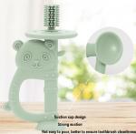 Cartoon Kara Shaped Baby Silicone Toothbrush Baby Food Grade Silicone Gum Baby