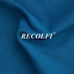 UV Ribbed Activewear Knit Fabric Digital Printing Stretch Yoga Wear
