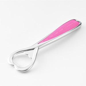 Quality Cool Innovative wedding favor, fancy gift, die casting zinc alloy gold plating feather shape beer bottle opener wholesale