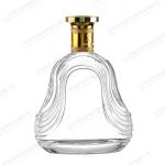 Glass Lid Personalised Whiskey Bottle 200ml 500ml 700ml 750ml For Beverage And