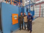 Cleaning Width 1500mm Roller Conveyor Shot Blasting Machine