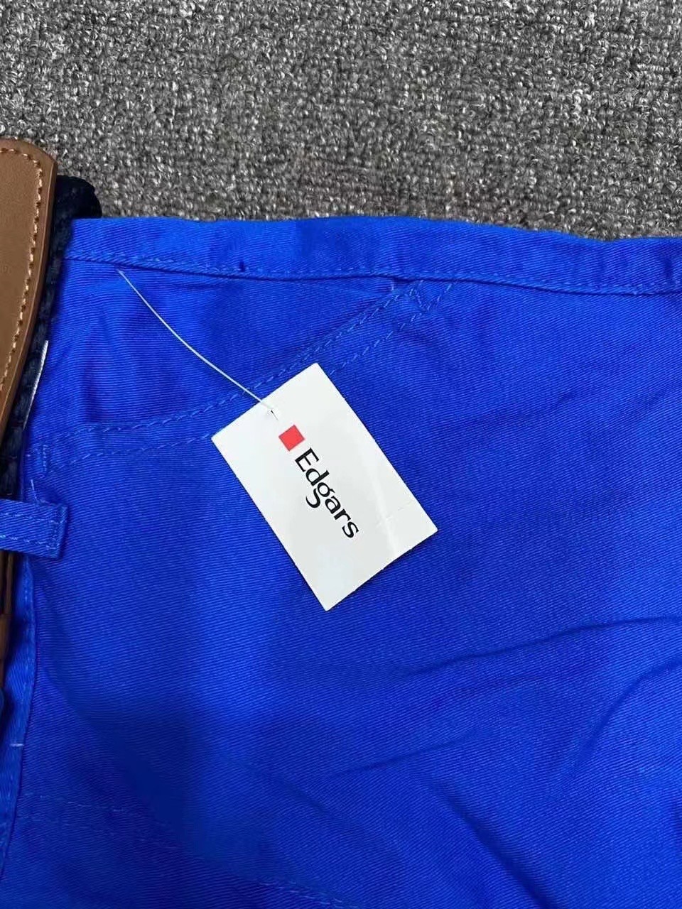 Summer DK Blue Kids Casual Loose Shorts With Four Pockets